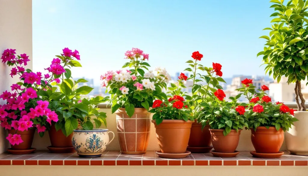 גלה 5 צמחים אידיאליים למרפסת הישראלית שלך בקיץ - עמידים לחום, קלים לטיפול ומעניקים אווירה ירוקה ונעימה בבית.