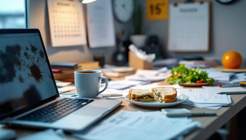 גלה כיצד אכילת ארוחת הצהריים ליד השולחן במשך 30 יום השפיעה על הבריאות והקריירה שלי, ומהם הסכנות שצפויות לך אם תתמיד בזה.