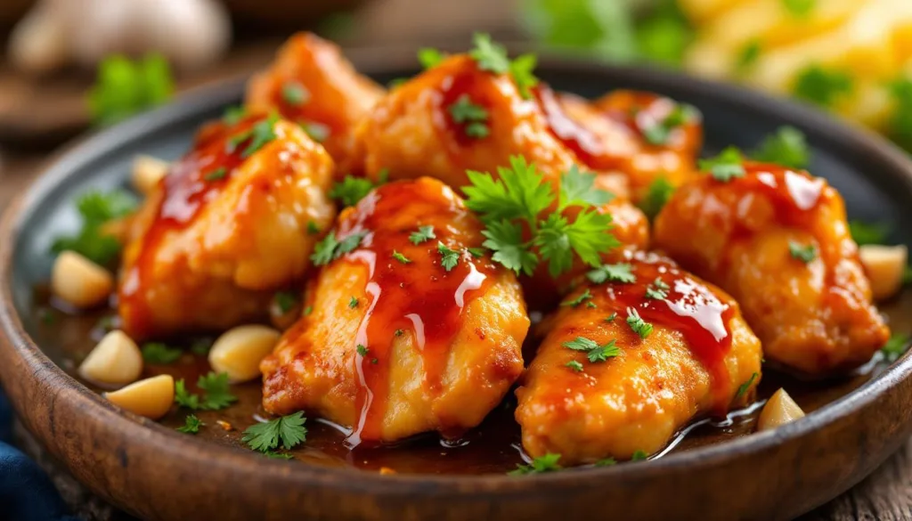 השף מגלה את הסוד לעוף בדבש ושום שמשלב בצורה מושלמת את המתיקות והמליחות, להנאה קולינרית בלתי נשכחת.