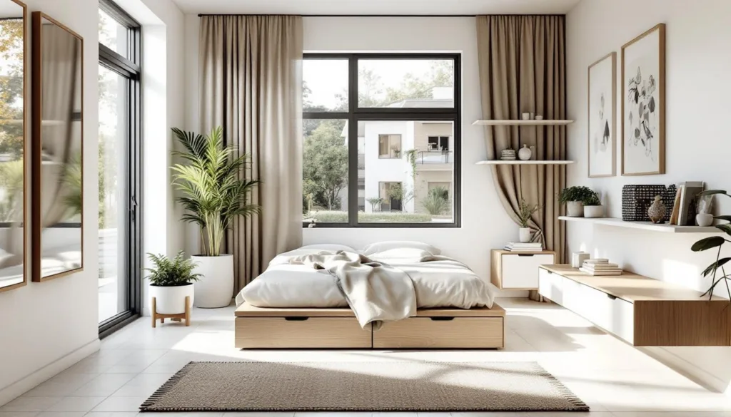 גלה איך לסדר חדר קטן בצורה שתגרום לו להיראות גדול פי שניים עם טיפים ועיצובים פשוטים ויעילים.