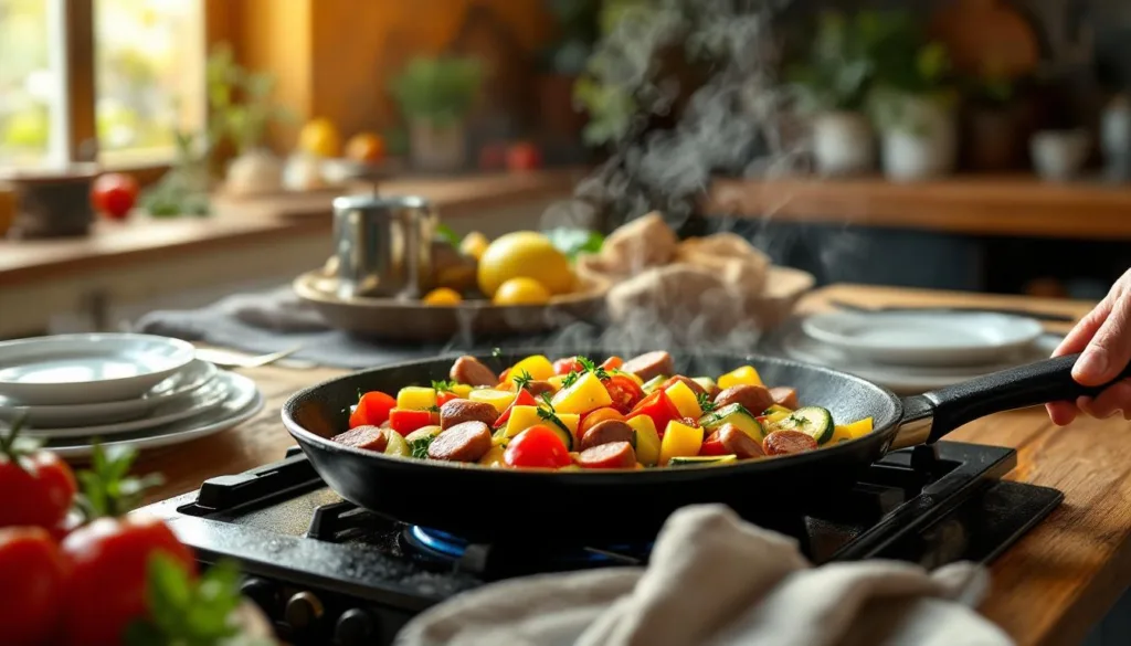 גלה למה ארוחת ירקות ונקניקייה במחבת יכולה לשנות או לפגוע בארוחות המשפחה המסורתיות ואיך לשמור על הערכים והטעמים האותנטיים.