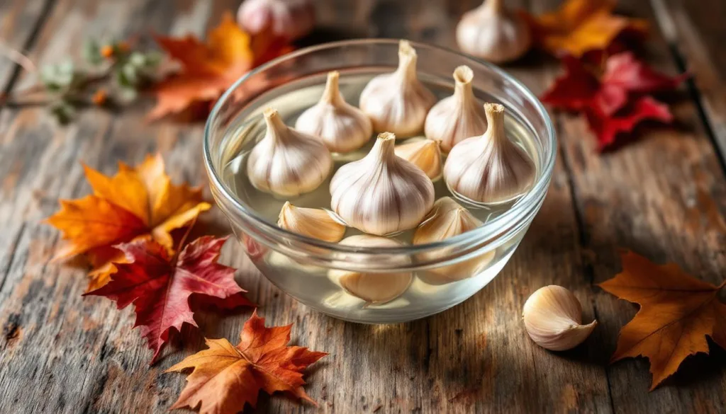 גלה מדוע השריית שום במים בסתיו מומלצת, ולא רק לשם הדברה טבעית של ערפדים – טיפים לבריאות וטעם מעודן.