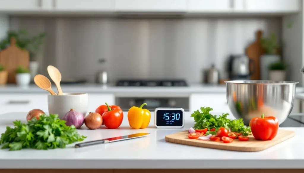 גלה איך רוטינת מטבח פשוטה שינתה את זמני במטבח תוך 30 יום בלבד וחסכה לי זמן יקר.